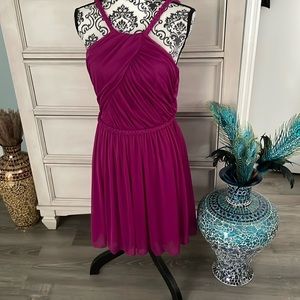 Hailey Logan by Adriana Papel size 9/10 Grecian fuchsia dress